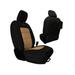 Bartact Jeep Seat Covers Front 2018 Wrangler JLU 4 Door Only Tactical Series SRS Air Bag And Non Compliant Black/Khaki JLTC2018FPBK