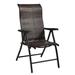 Costway Patio Rattan Folding Chair with Armrest