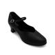 Capezio Women’s Junior Footlight Character Dance Shoes, Professional Dance Shoes For Women Suitable For Many Dance Styles, Comfortable & Supportive Dance Heels - Black, Size 5