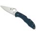 Spyderco Delica 4 Folding Knife 2.9 in K390 Steel Leaf Blade FRN Handle Blue C11FPK390