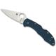 Spyderco Delica 4 Folding Knife 2.9 in K390 Steel Leaf Blade FRN Handle Blue C11FPK390