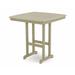 POLYWOOD® Nautical Bar Table Plastic/Wicker/Rattan in Brown | 42 H x 42.5 W x 42.5 D in | Outdoor Furniture | Wayfair NCBT44SA