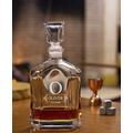 AIGAT Personalised Whiskey Decanter, Custom Engraved for Liquor Scotch Bourbon or Wine, Size 70 Cl / 23.75 Oz