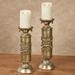 Laryssa Candleholders Champagne Gold Set of Two, Set of Two, Champagne Gold