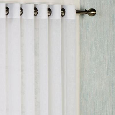 Bal Harbour Grommet Curtain Panel, 52 x 84, White