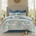 Isla Flora Comforter Bed Set Ivory, King, Ivory