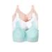 Plus Size Women's 3-Pack Front-Close Cotton Wireless Bra by Comfort Choice in Pastel Assorted (Size 52 G)