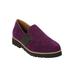 Women's The Taren Slip On Flat by Comfortview in Dark Berry (Size 8 M)