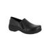 Extra Wide Width Women's Bentley Slip-Ons by Easy Works by Easy Street® in Black (Size 12 WW)