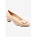 Extra Wide Width Women's Delse Pump by Trotters in Nude Patent (Size 7 1/2 WW)