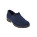 Extra Wide Width Women's The Dandie Clog by Comfortview in Navy (Size 7 WW)