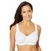 Plus Size Women's Underwire Microfiber T-Shirt Bra by Comfort Choice in White (Size 42 C)