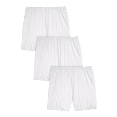 Plus Size Women's Cotton Bloomer 3-Pack by Comfort...
