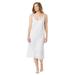 Plus Size Women's Snip-To-Fit Dress Liner by Comfort Choice in White (Size 5X)