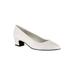 Women's Prim Pump by Easy Street® in White (Size 7 1/2 M)