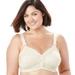 Plus Size Women's Exquisite Form® Fully® Original Support Wireless Bra #5100532 by Exquisite Form in Beige (Size 38 DD)