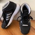 Adidas Shoes | Adidas Basketball High Tops | Color: Black/Silver | Size: 4bb