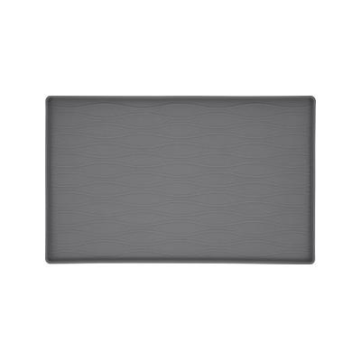 Frisco Silicone Dog & Cat Food Mat, Gray, Medium