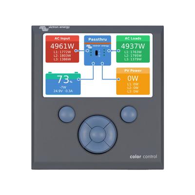 Victron Energy Color Control GX Monitor Button Control Grey BPP010300100R