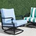 Outdoor Deluxe Deep Seating Cushion Sets - Cara Stripe Indigo, Large, Standard - Frontgate