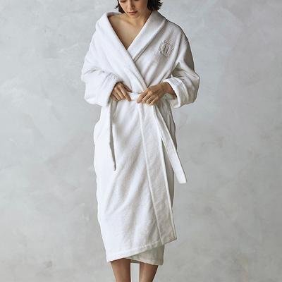 Plush Robe - White, Medium - Frontgate Resort Collection™