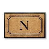 Pembrook Monogrammed Coco Door Mat - 36" x 72", N - Frontgate