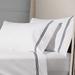 Set of 2 Ladder Stitch Sateen Pillowcases - Pewter, King - Frontgate Resort Collection™