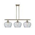 Innovations Lighting Bruno Marashlian Large Fenton 37 Inch 3 Light Linear Suspension Light - 516-3I-AB-G92-L-LED