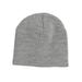 Big Accessories TNT Knit Beanie Hat in Grey