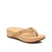 High Tide Wedge Sandal - Brown - Vionic Heels