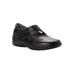 Wide Width Women's Golda Mary Jane Flat by Propet in Black (Size 10 W)