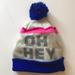 American Eagle Outfitters Accessories | Ae Pom Beanie | Color: Blue/Pink | Size: Os