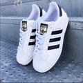 Adidas Shoes | Adidas Superstar Casual Sneakers, Worn Once | Color: White | Size: 7.5