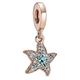 PANDORA Sparkling Starfish Dangle Charm