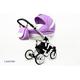 Travel System Stroller Pram Pushchair 3in1 Set Isofix Lilly by SaintBaby Lavender 3in1 with Baby seat