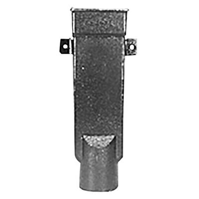 Zurn Elkay Z191-24 5" x 4" x 24" Cast Iron Downspout Boot for 4" Pipes