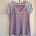 American Eagle Outfitters Tops | Ae American Eagle Reglan Slouchy Tee | Color: Blue/Purple | Size: Xs