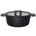 Fiskars 1052228 Casserole, Dia: 26 cm, Capacity: 5 litres, Suitable for All Types of hobs, Aluminium/Plastic, Scratch-Resistant, Non-Stick Coating, Hard Face, 5 liters