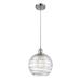 Innovations Lighting Bruno Marashlian Large Deco Swirl 10 Inch Mini Pendant - 516-1P-BK-G1213-10-LED