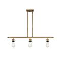 Innovations Lighting Bruno Marashlian Bare Bulb 36 Inch 3 Light Linear Suspension Light - 516-3I-BB