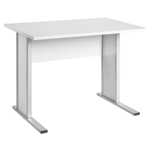 Möbelpartner Schreibtisch »Smileline V« 90 cm grau, 90x75x65 cm Image