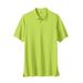 Men's Big & Tall Longer-Length Shrink-Less™ Piqué Polo Shirt by KingSize in Lime (Size L)