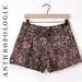 Anthropologie Shorts | Anthropologie Coquille Doodle Floral Shorts | Color: Cream/Purple | Size: 6