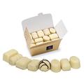 White Assortment Chocolate Gift Ballotin Box: Belgian Chocolates: Assorted Pralines, Truffles, Butter Cream Gift (1KG 56 Piece Approx)