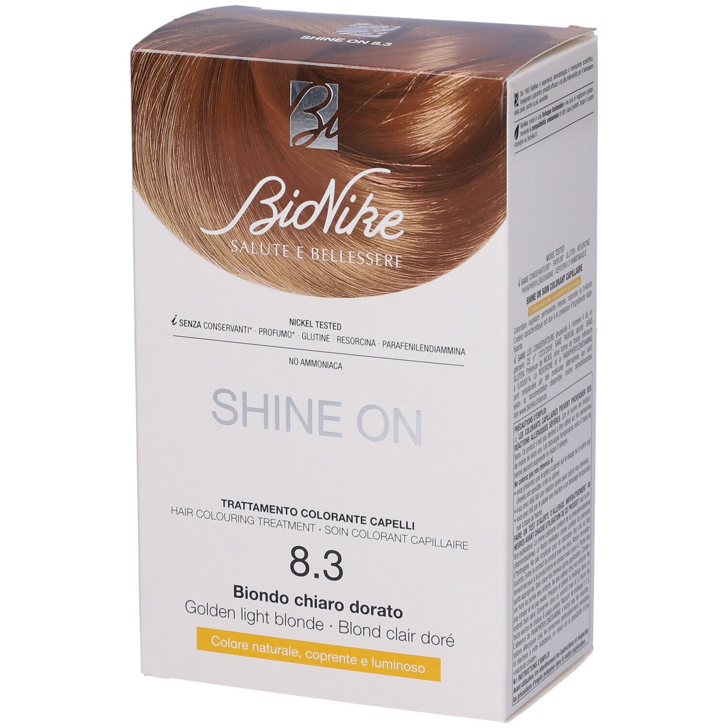 BioNike Shine On 8.3 Biondo Chiaro Dorato 1 pz Lozione