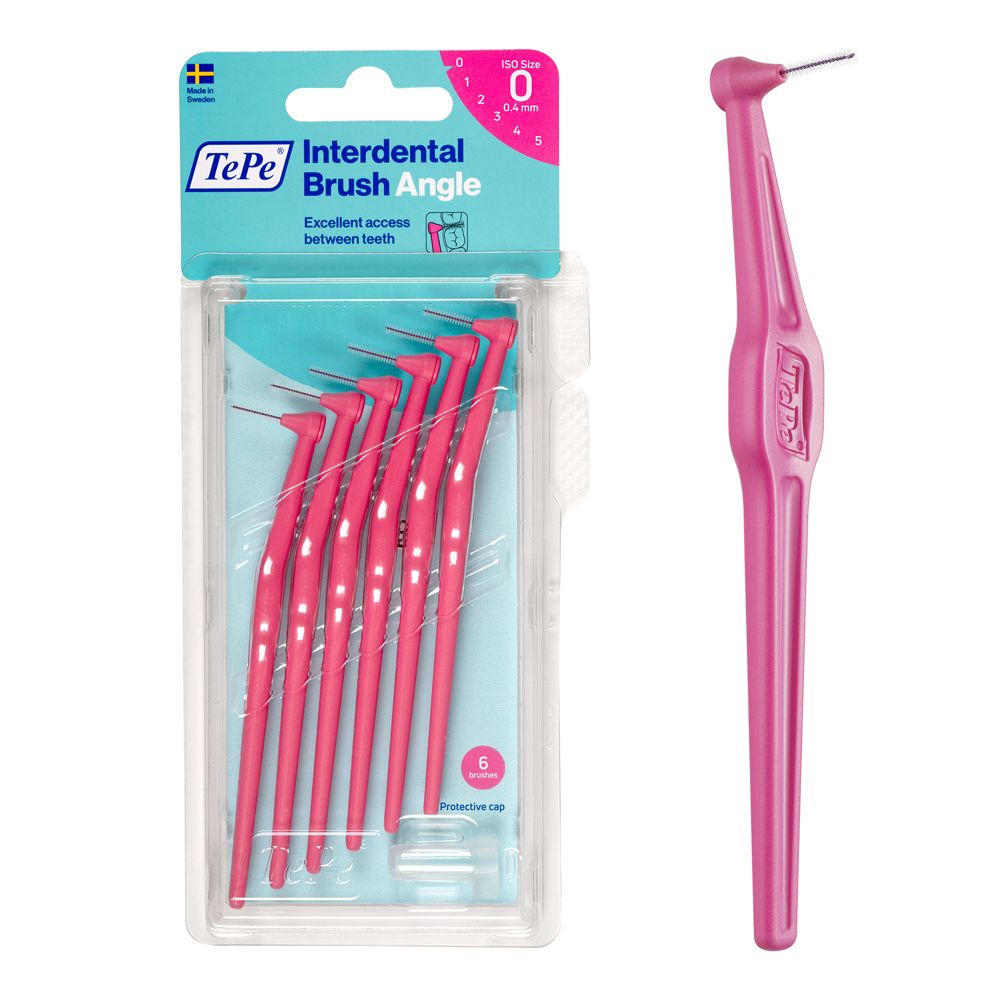 TePe Angle™ Rosa Scovolino Interdentale blister ISO 0 - 0,4 mm 6 pz Sp