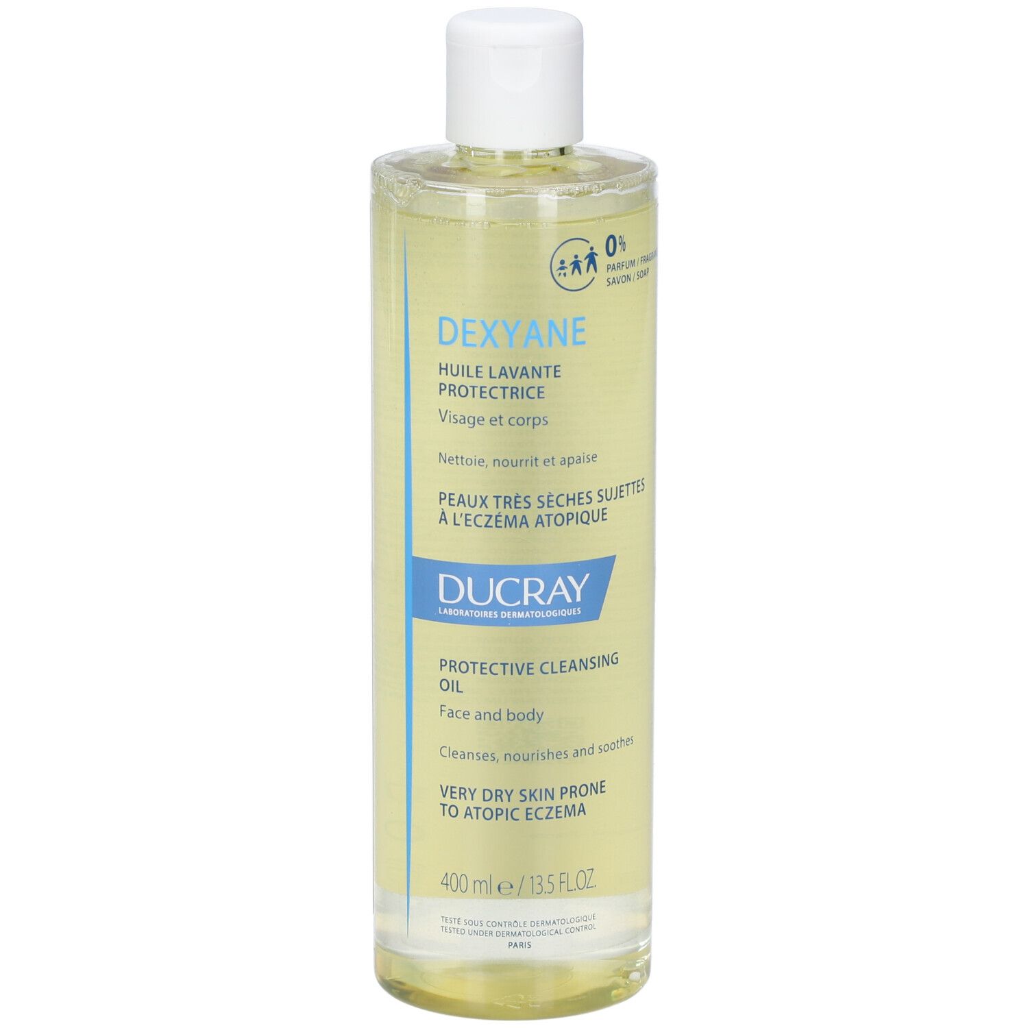 Ducray Dexyane Olio Detergente Protettivo 400ml - Pelle secca a tenden
