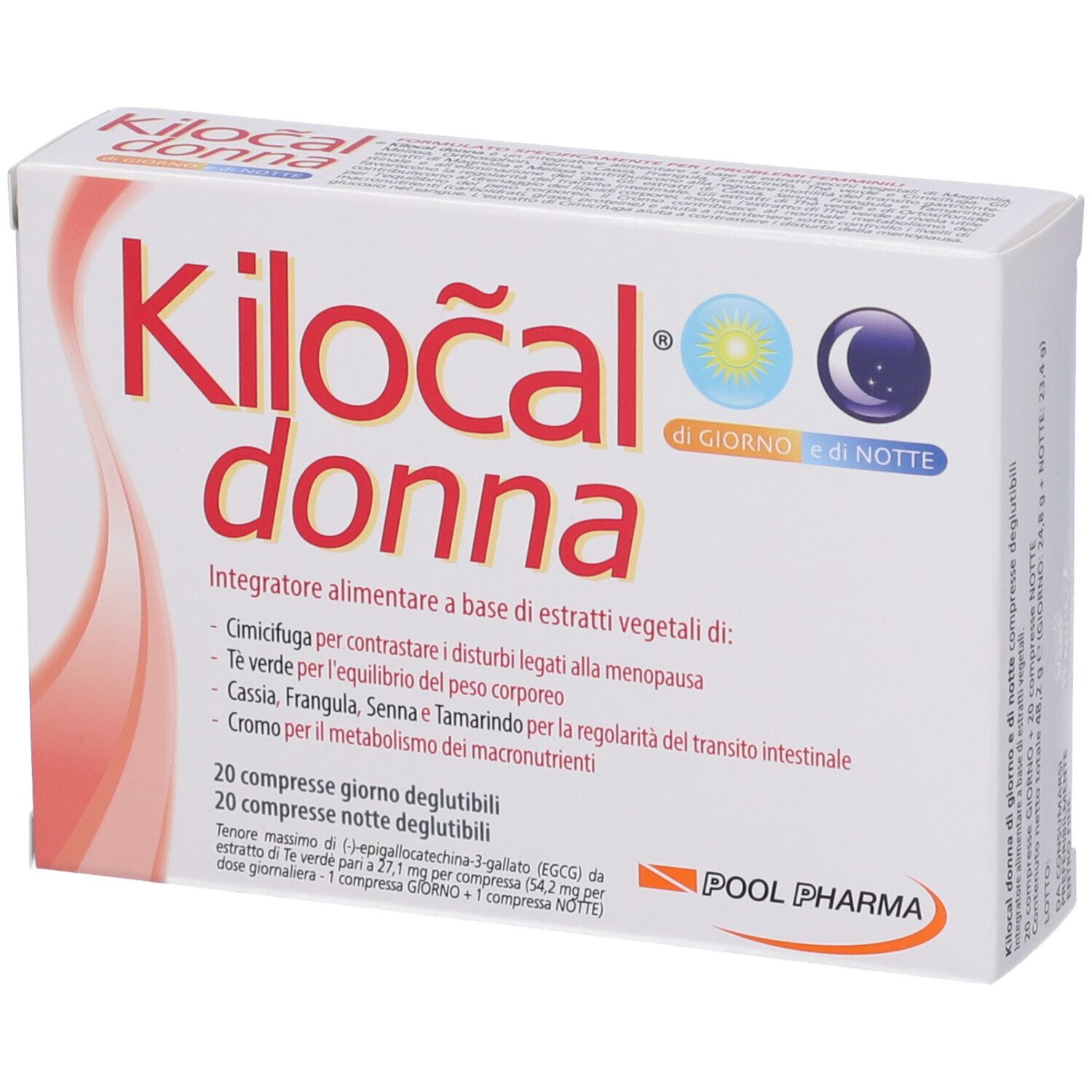 Kilocal Donna di Giorno e Notte 40 pz Compresse