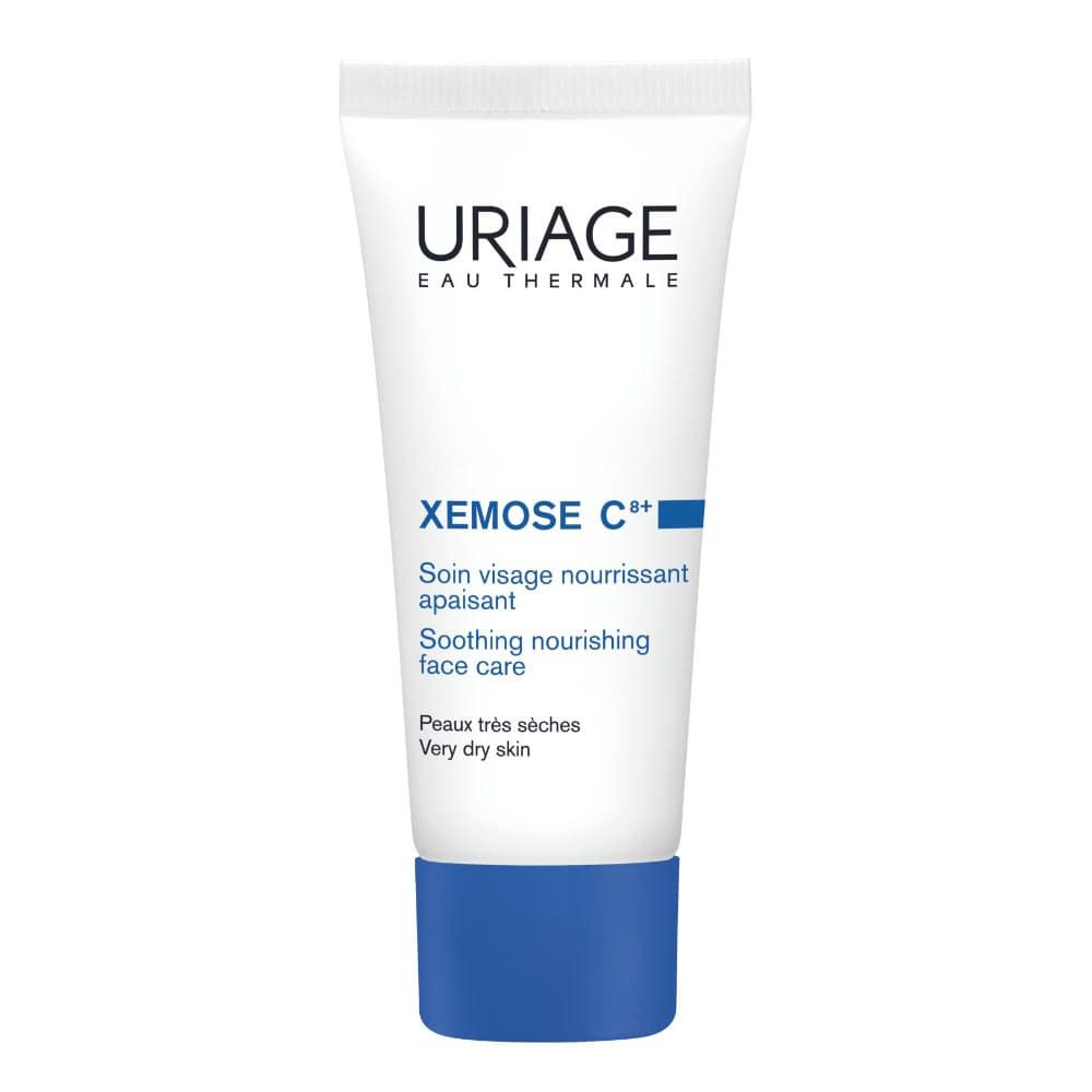 URIAGE Xémose C8+ Crema viso lenitiva, atopica, eczema, prurito, nutre