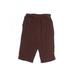 Carter's Casual Pants - Elastic Straight Leg Elastic Waist: Brown Bottoms - Size 6 Month